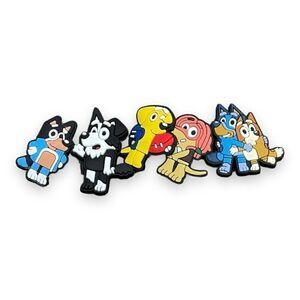 Blue Dog Shoe Charms